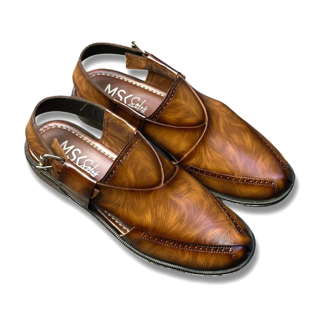 Babar-sheer leather peshawari sandal