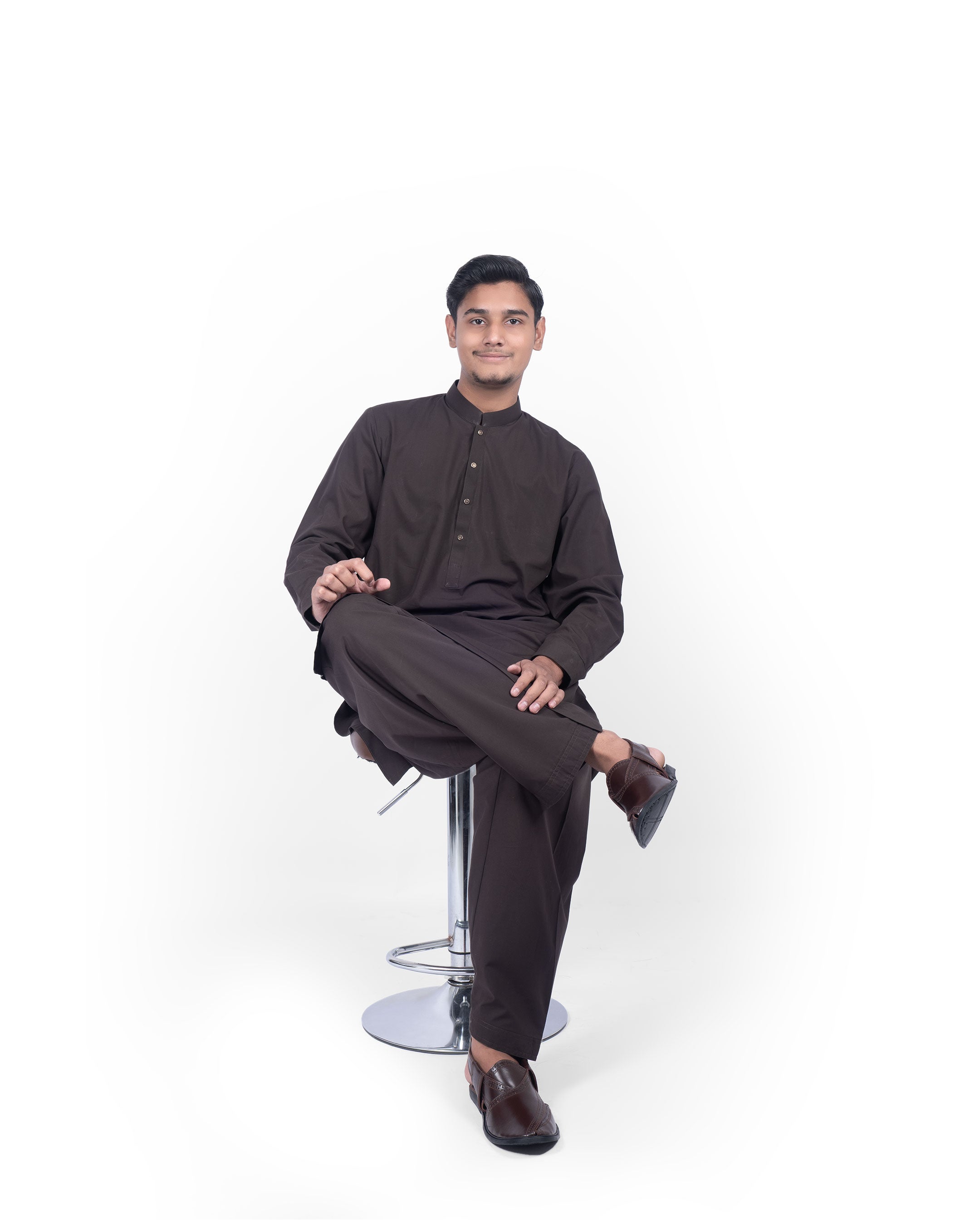 Brown Leather Pehsawari Sandal