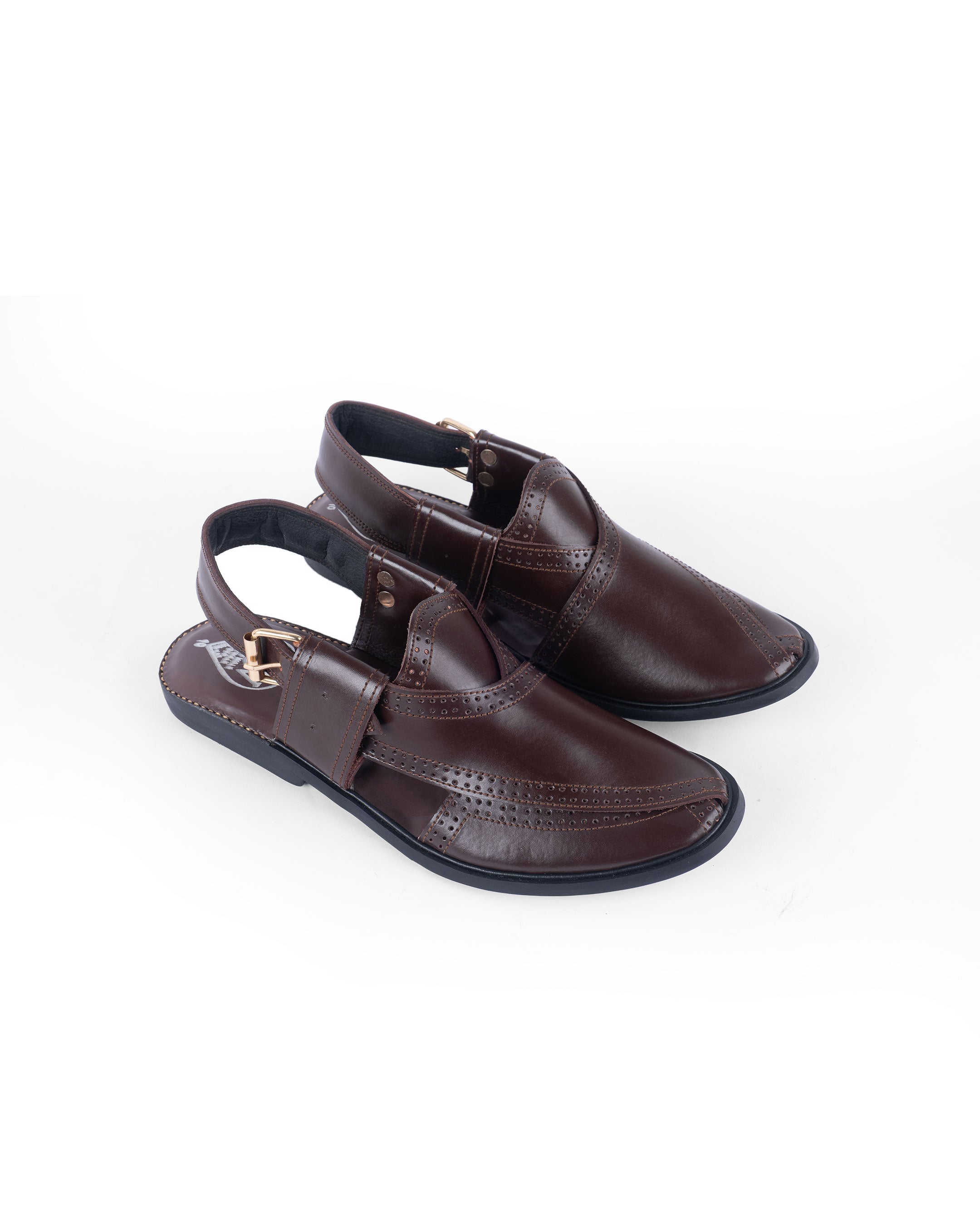 Brown Leather Pehsawari Sandal
